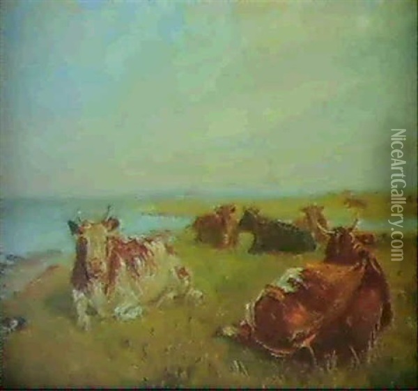 Koer Pa Saltholm Oil Painting - Theodor Philipsen