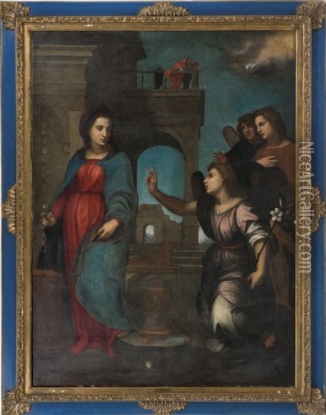 La Anunciacion Oil Painting - Andrea Del Sarto