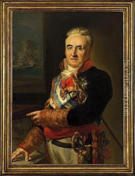 General Alava Oil Painting - Vicente Lopez Enguidanos