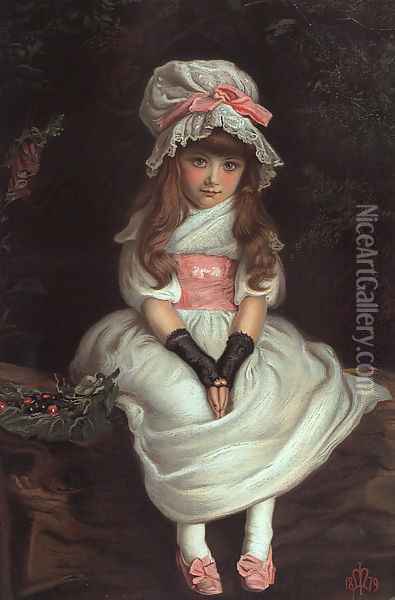 Cherry Ripe 1879 Oil Painting - Sir John Everett Millais