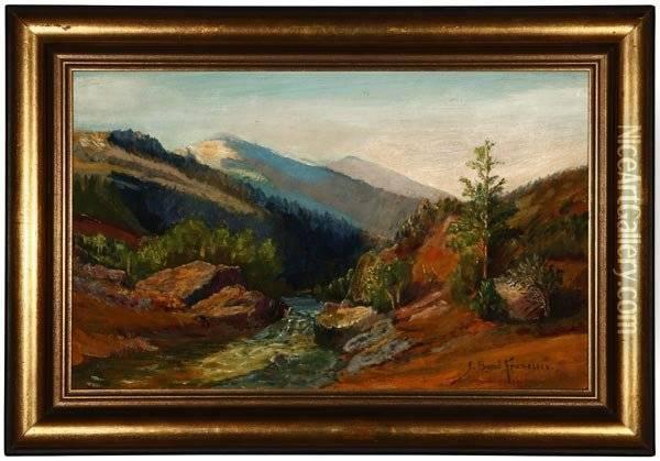 Sierra Nevada Landscape Oil Painting - John Bond Francisco