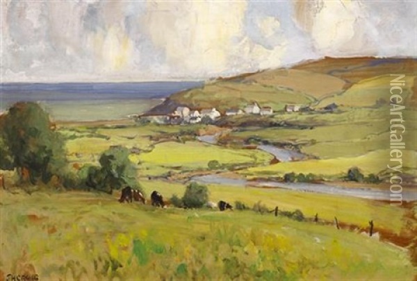 Landscape, 1936 Oil Painting - James Humbert Craig