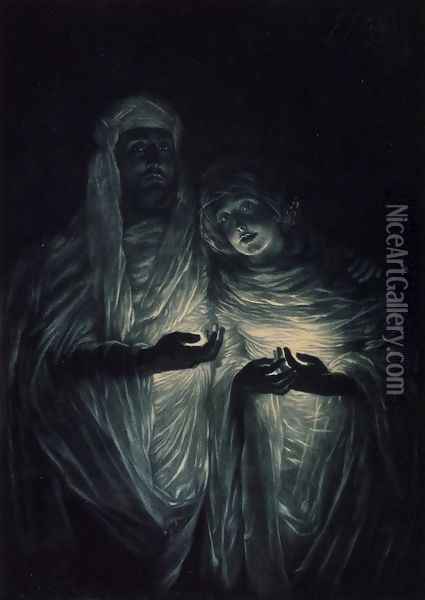 The Apparition Oil Painting - James Jacques Joseph Tissot