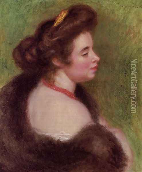 Madame Maurice Denis Nee Jeanne Boudot Oil Painting - Pierre Auguste Renoir