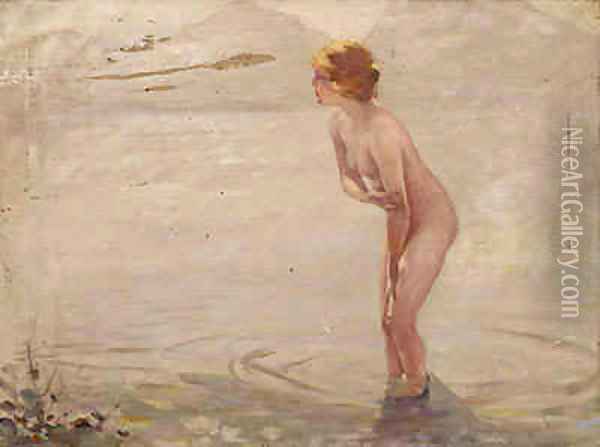 September Morning Oil Painting - Paul Chabas