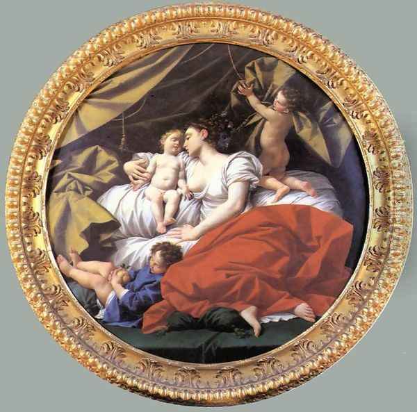 The Charity 1745 Oil Painting - Donato Creti
