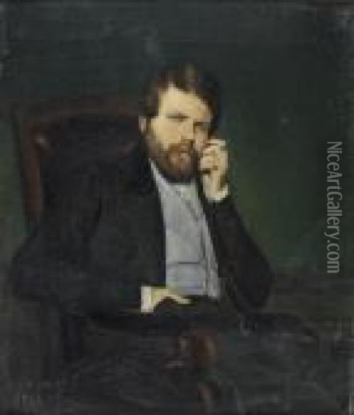 Portrait D'homme Oil Painting - Jean-Leon Gerome