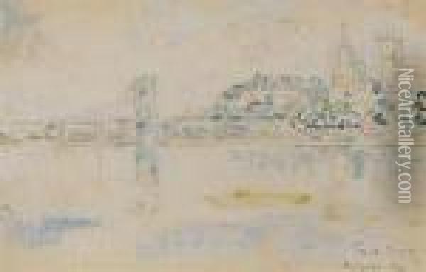 Avignon Oil Painting - Paul Signac
