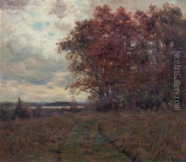 Autumn Touches Oil Painting - William Merritt Post