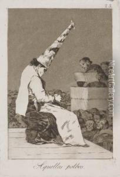 Untitled Oil Painting - Francisco De Goya y Lucientes