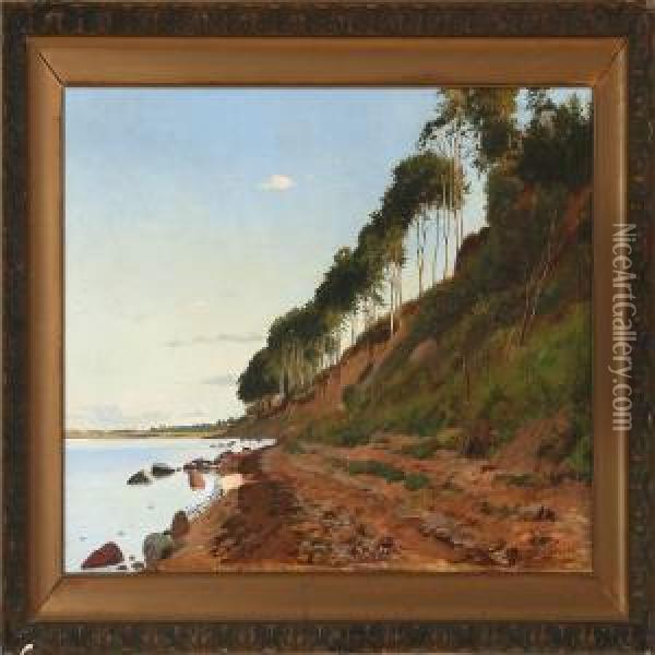 Coastal Scene Oil Painting - Carl Christian E. Carlsen