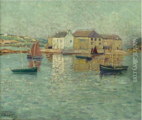 Port De Bretagne Oil Painting - Paul Madeline