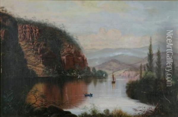 New Norfolk, Tasmania Oil Painting - Martha Cope