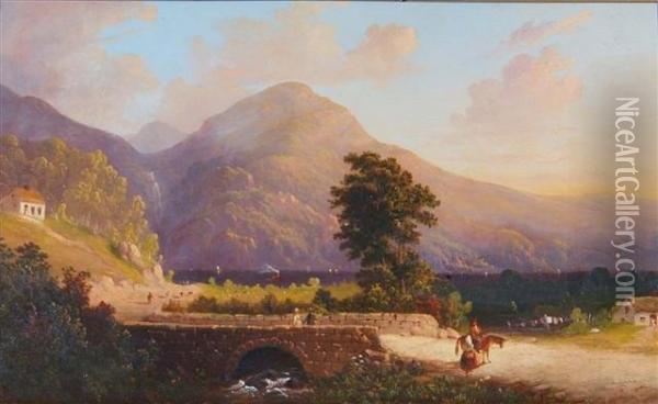 Ben Lomond Oil Painting - Thomas Mickell Burnham