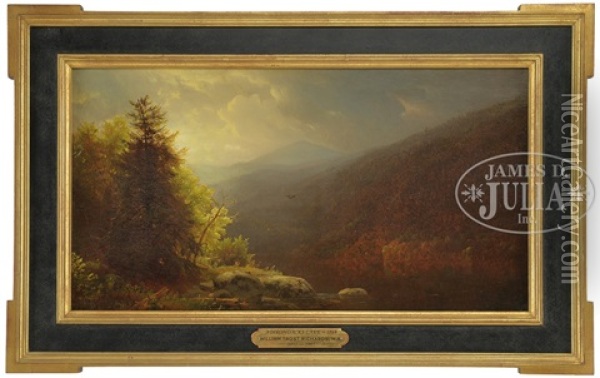 Adirondacks Lake-1869 Oil Painting - William Trost Richards