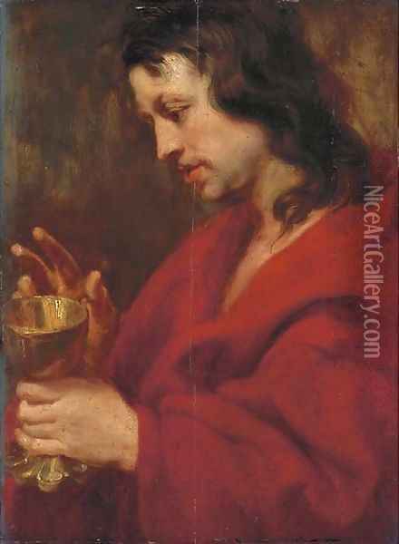 Saint John the Evangelist 2 Oil Painting - Sir Anthony Van Dyck