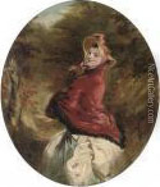 Dolly Varden Oil Painting - William Powell Frith