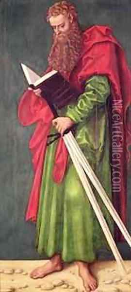 St Paul Oil Painting - Lucas The Elder Cranach