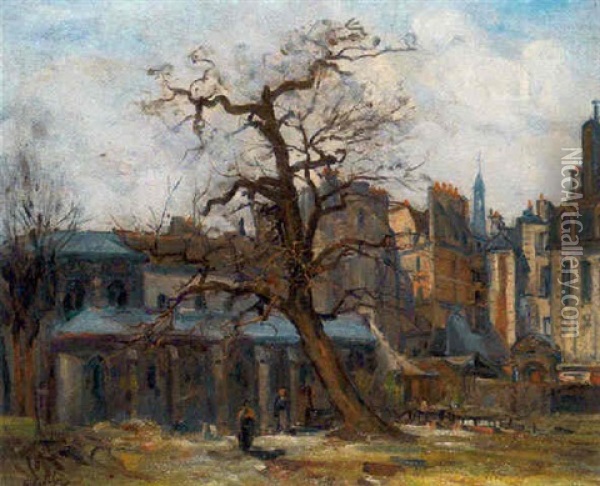Paris (cluny?) Oil Painting - Gustave Madelain