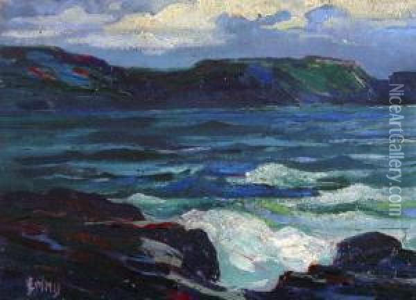 Gatheringstorm Oil Painting - George Pearse Ennis