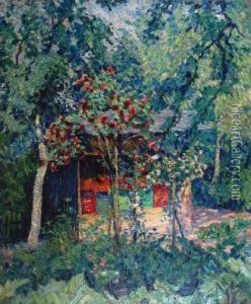 W Ogrodzie Oil Painting - Marie Von Malachowski-Nauen
