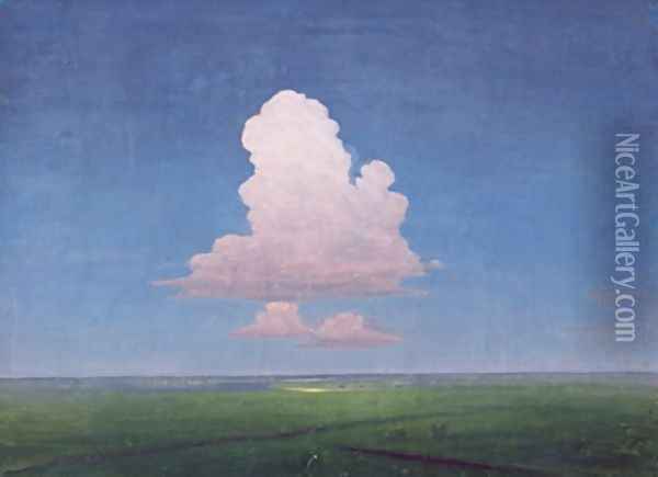 A Small Cloud Oil Painting - Arkip Ivanovic Kuindzi