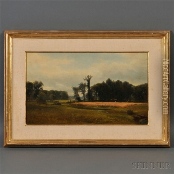 Conway Meadows Oil Painting - Benjamin Champney