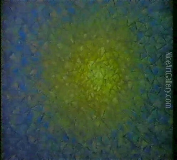 Kaleidoskopisk Komposition Mot Solljus Oil Painting - Per Ekstroem