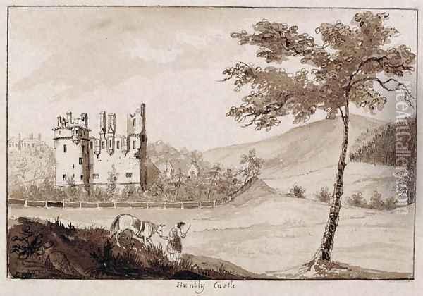 Huntly Castle Oil Painting - Louisa Tighe