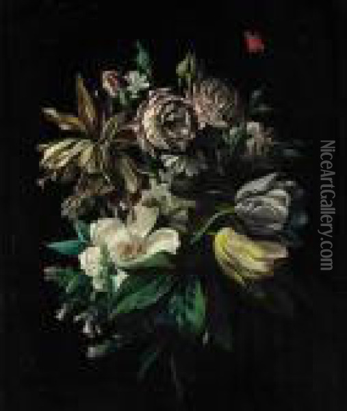 A Summer Bouquet Oil Painting - James Stuart Park