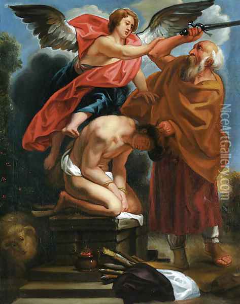 The Sacrifice of Isaac Oil Painting - Jacob Jordaens