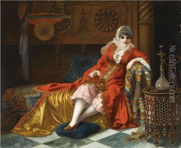 The Favourite Oil Painting - Moritz Stifter