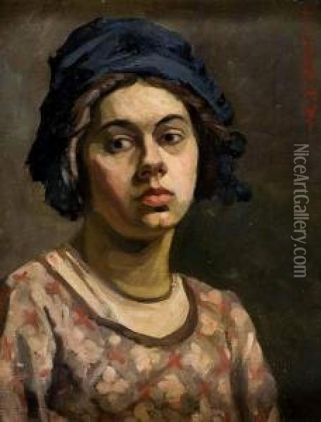 Female Portrait Oil Painting - Patrick Joseph Tuohy