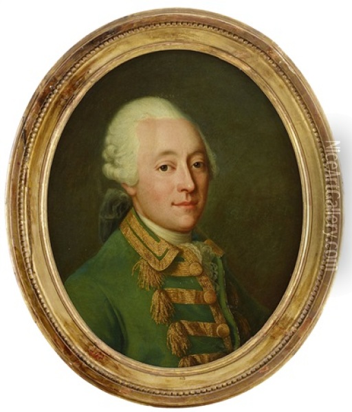Portratt Av Josef Ii Av Osterrike Oil Painting - Joseph Hickel