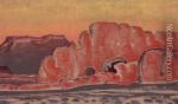 The Grand Canyon Oil Painting - Nicolaj Konstantinov Roerich