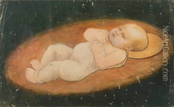 Il Bambino Oil Painting - Helene Sofia Schjerfbeck