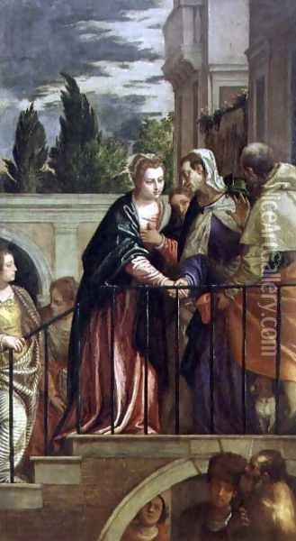 The Visitation 2 Oil Painting - Paolo Veronese (Caliari)