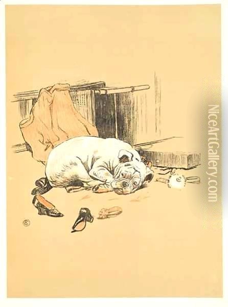 Disappointment at not finding the Chocolates, from 'A Gay Dog, Story of a Foolish Year' Oil Painting - Cecil Charles Aldin