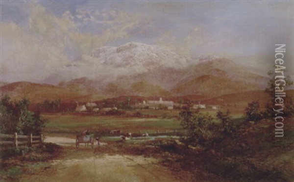 Tasmanian Landscape Oil Painting - William Charles Piguenit