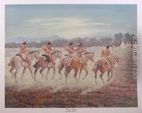 Warrior's Return Oil Painting - Cecile Smith De Wentworth