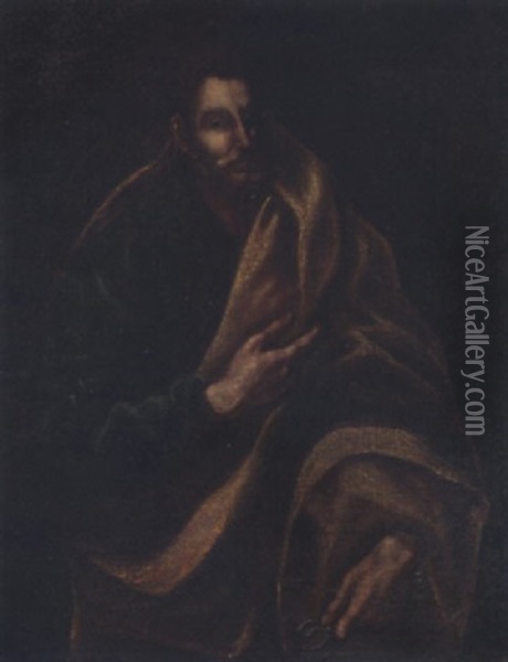 Der Apostel Petrus Oil Painting -  El Greco