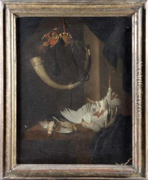 Nature Morte Oil Painting - Hendrik de Fromantiou