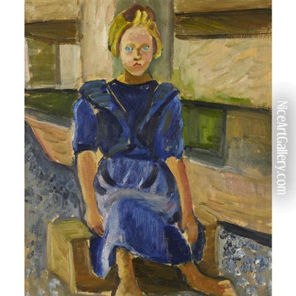 Marie Hervey, Isle Aux Lourdes Oil Painting - Efa Prudence Heward