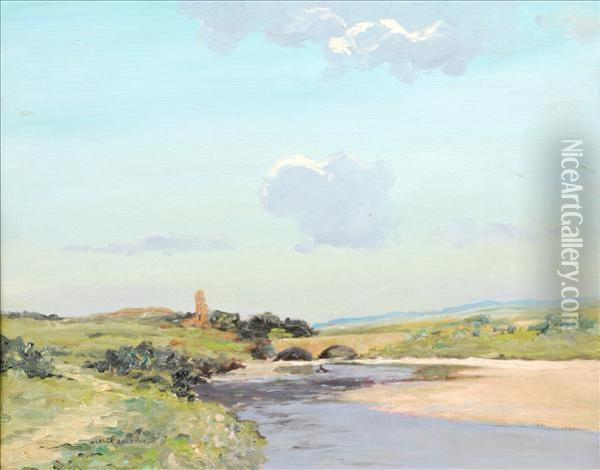 Near Ballantrae,ayrshire Oil Painting - George Houston
