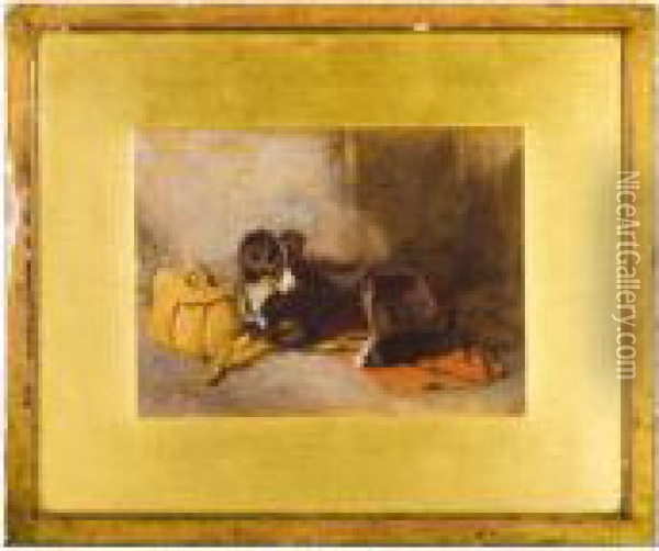 Sheepdog Oil Painting - Briton Riviere