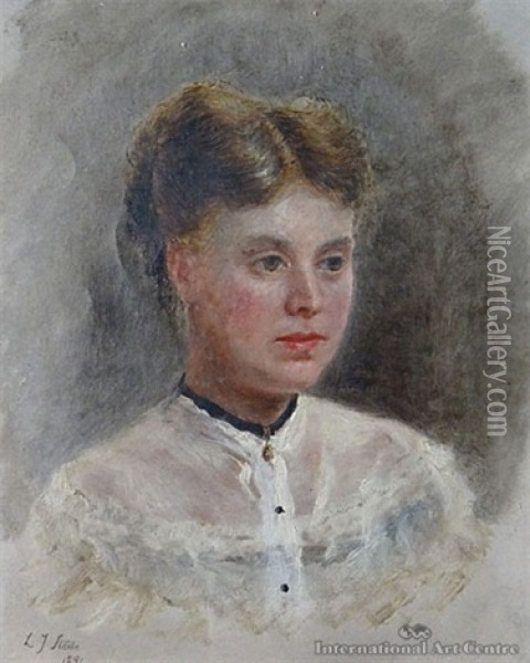 Pioneer Woman Oil Painting - Louis John Steele