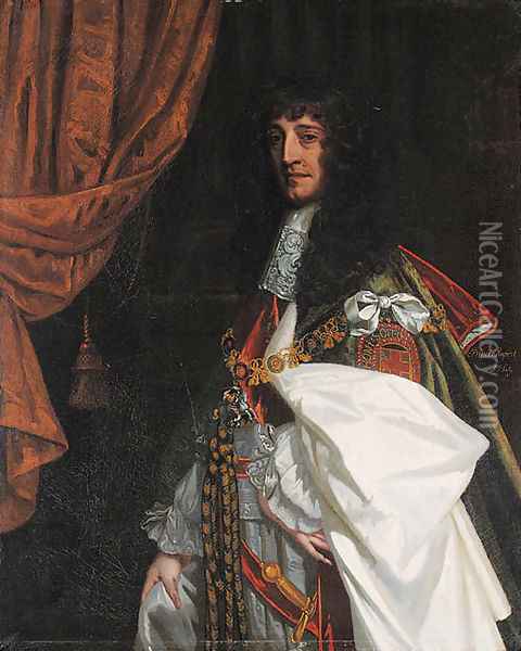 Portrait of Prince Rupert of the Rhine (1619-1682) Oil Painting - Sir Peter Lely