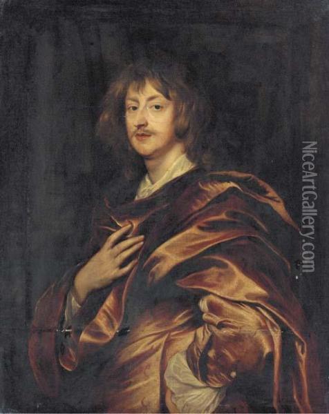Portrait Of Philip Herbert Oil Painting - Sir Anthony Van Dyck