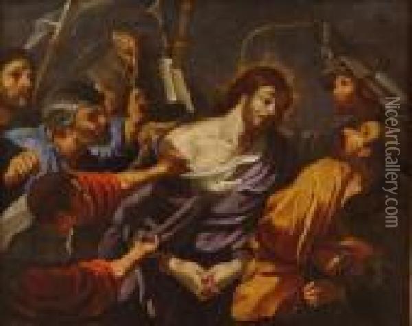 Jesu Gefangennahme Im Garten Gethsemane Oil Painting - Guercino
