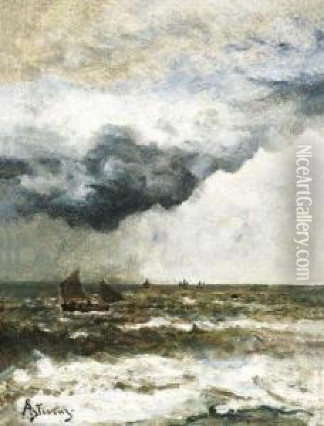 Avant L'orage Oil Painting - Aime Stevens